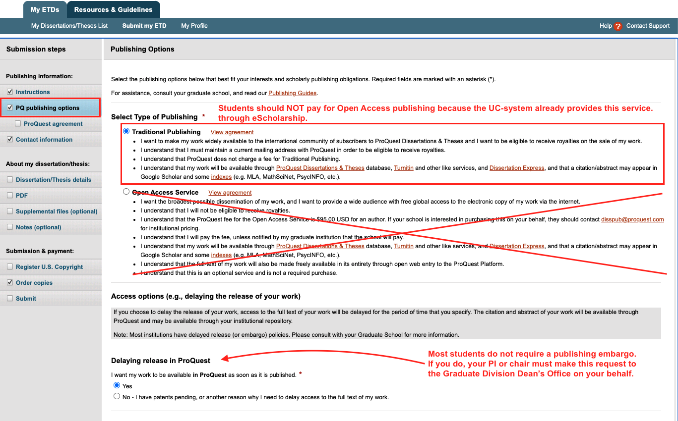 proquest dissertations publishing location